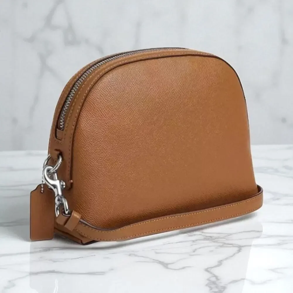 Coach Madi Crossbody Purse in Light Saddle Leather CR348